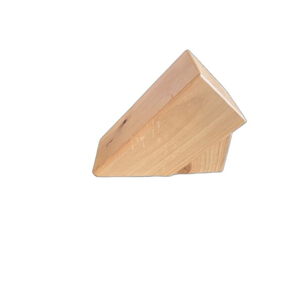 Cutco 18-Slot Knife Block | Honey Oak Wood Holder | Countertop Organizer Stand - Picture 4 of 10